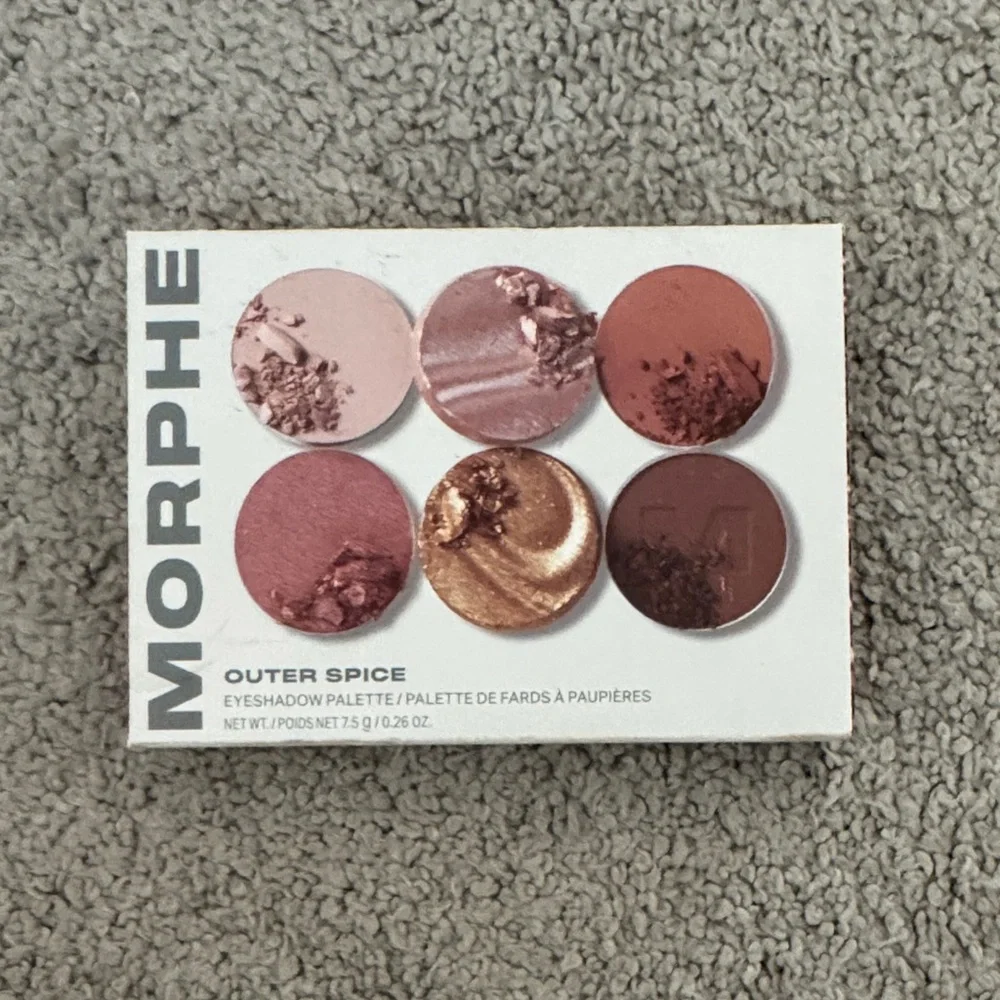 Morphe Outer Spice Eyeshadow Palette - Rose, Copper, Bronze Hues